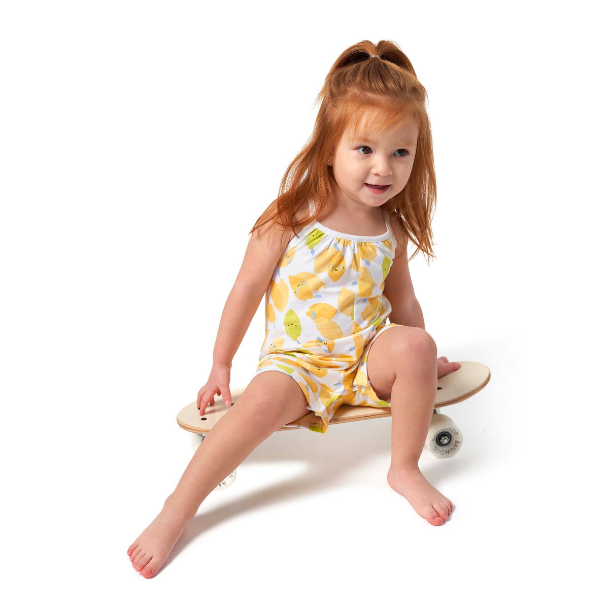 3-Pack Baby Girls Lemons Rompers, view 6