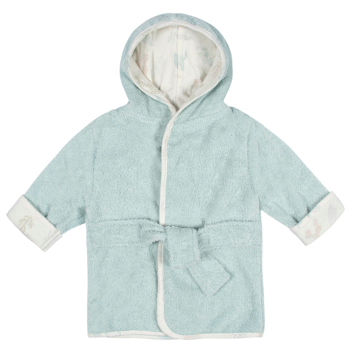 2-Piece Baby Boys Desert Cactus Bathrobe & Booties Set, view 2