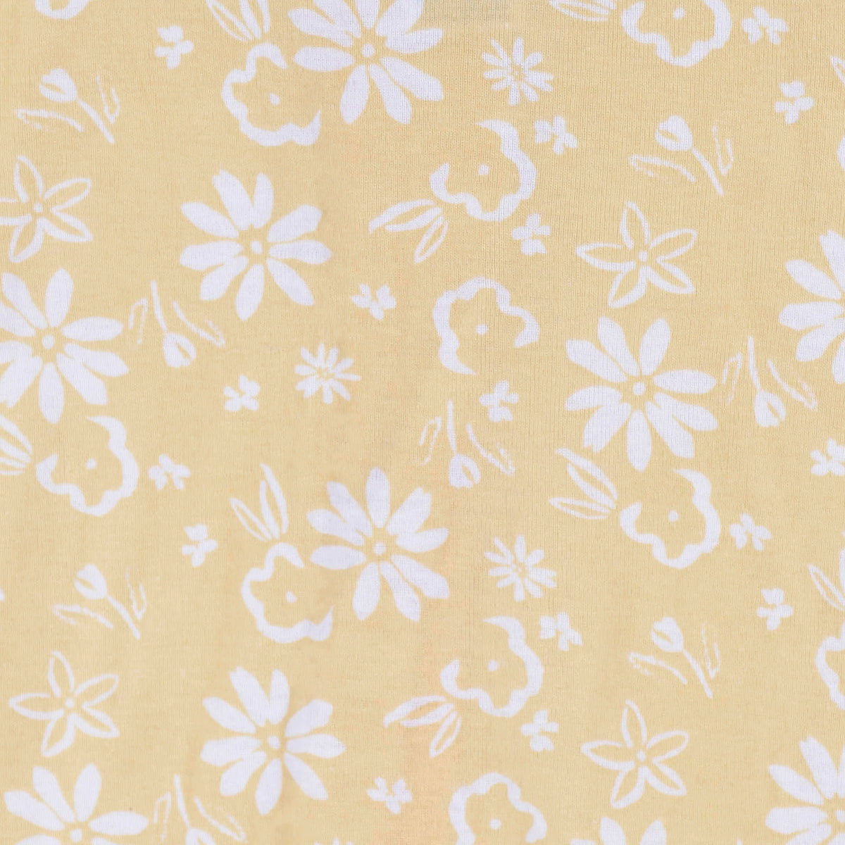 2-Pack Baby & Toddler Girls Golden Flowers Snug Fit Footed Cotton Pajamas, view 6