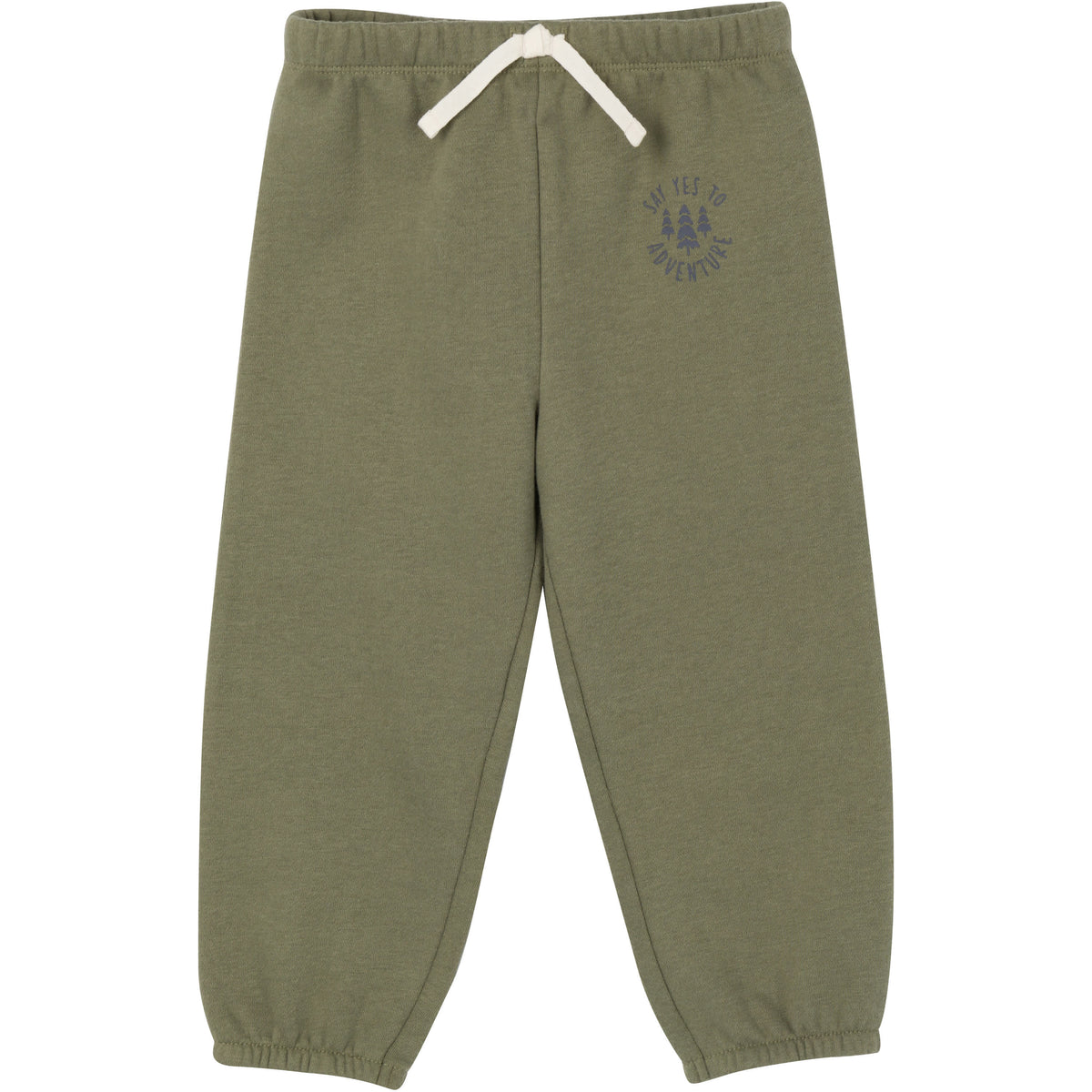 2-Piece Baby & Toddler Boys Olive Fleece Set, view 5