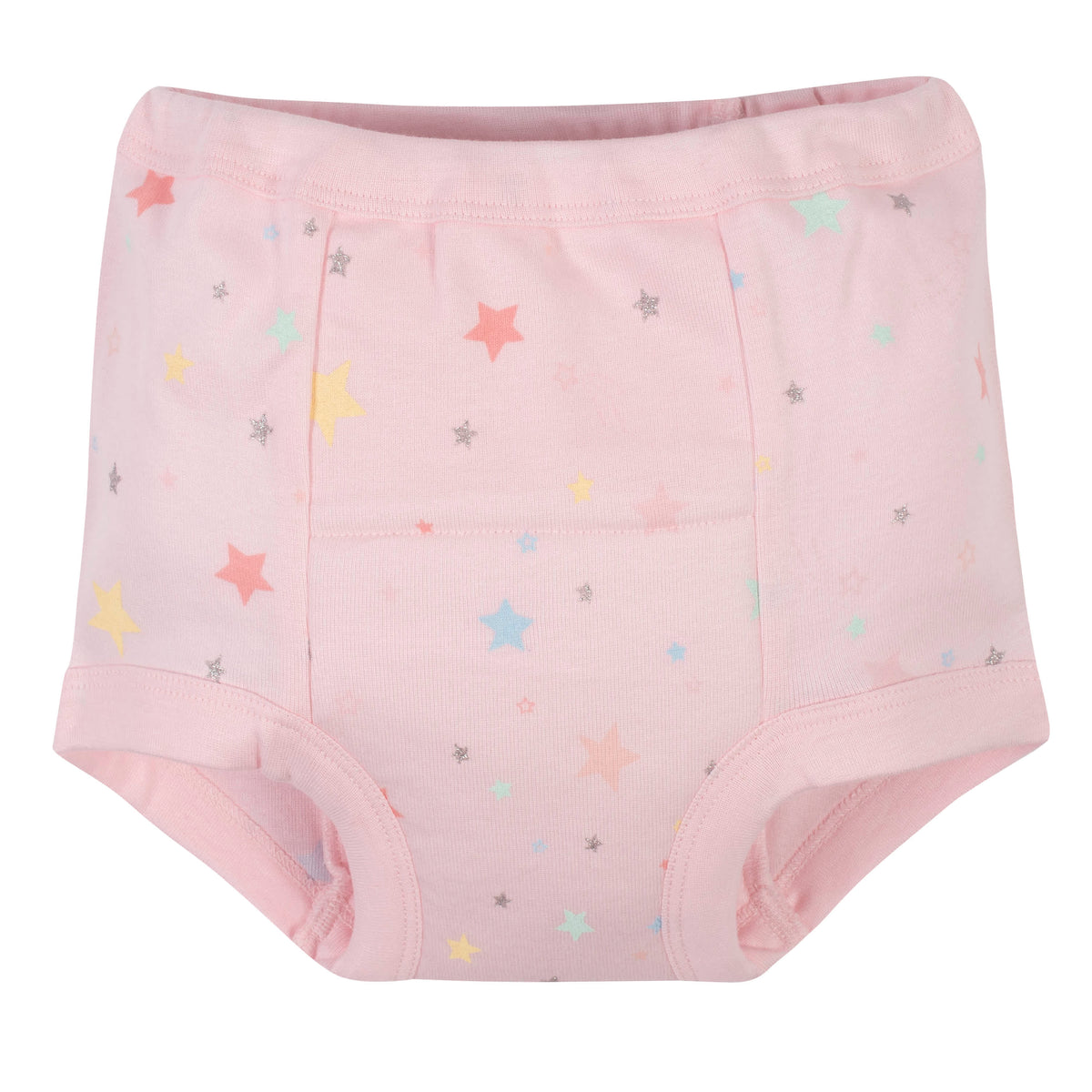 3-Pack Toddler Girls Rainbow Training Pants, view 4