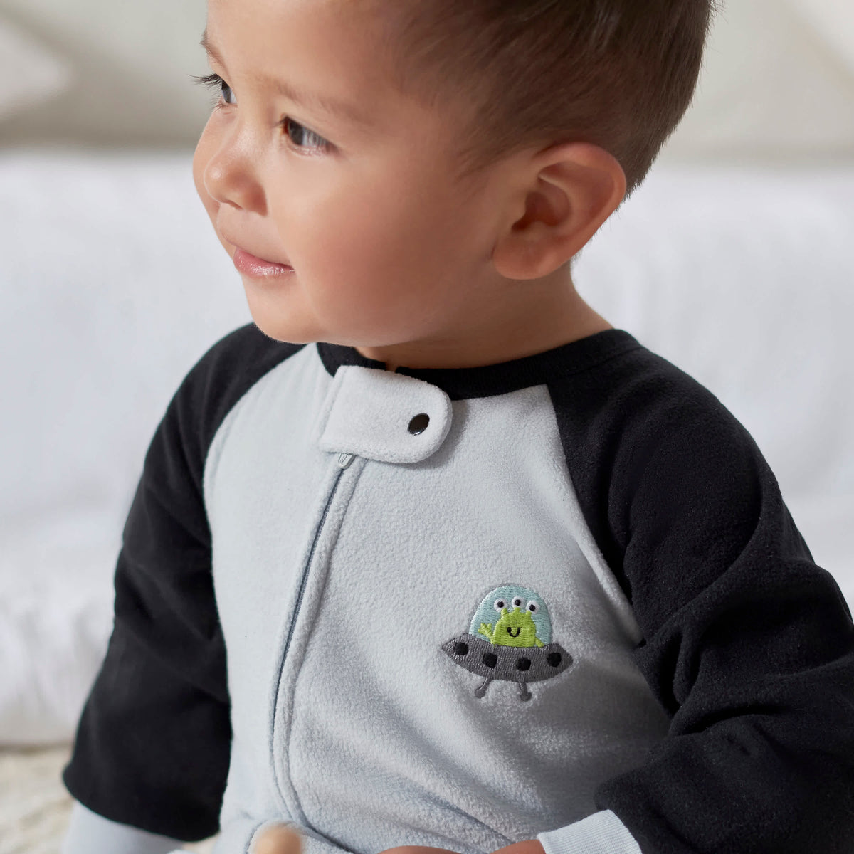 4-Pack Baby & Toddler Boys Space & Dinos Fleece Pajamas, view 5