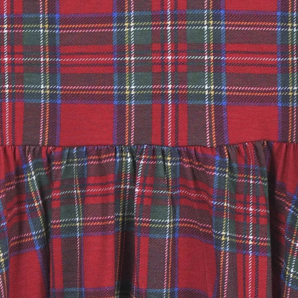 Infant & Toddler Girls Plaid About You Buttery Soft Viscose Made from Eucalyptus Holiday Twirl Dress, view 6