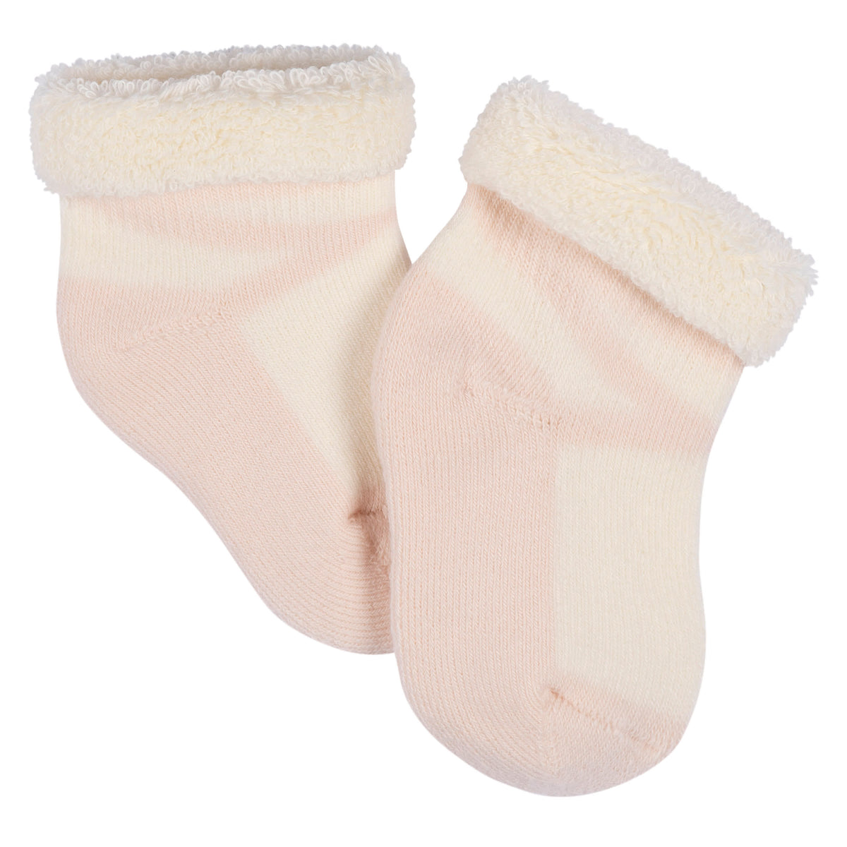 6-Pack Baby Girls Wildflower Bootie Socks, view 5