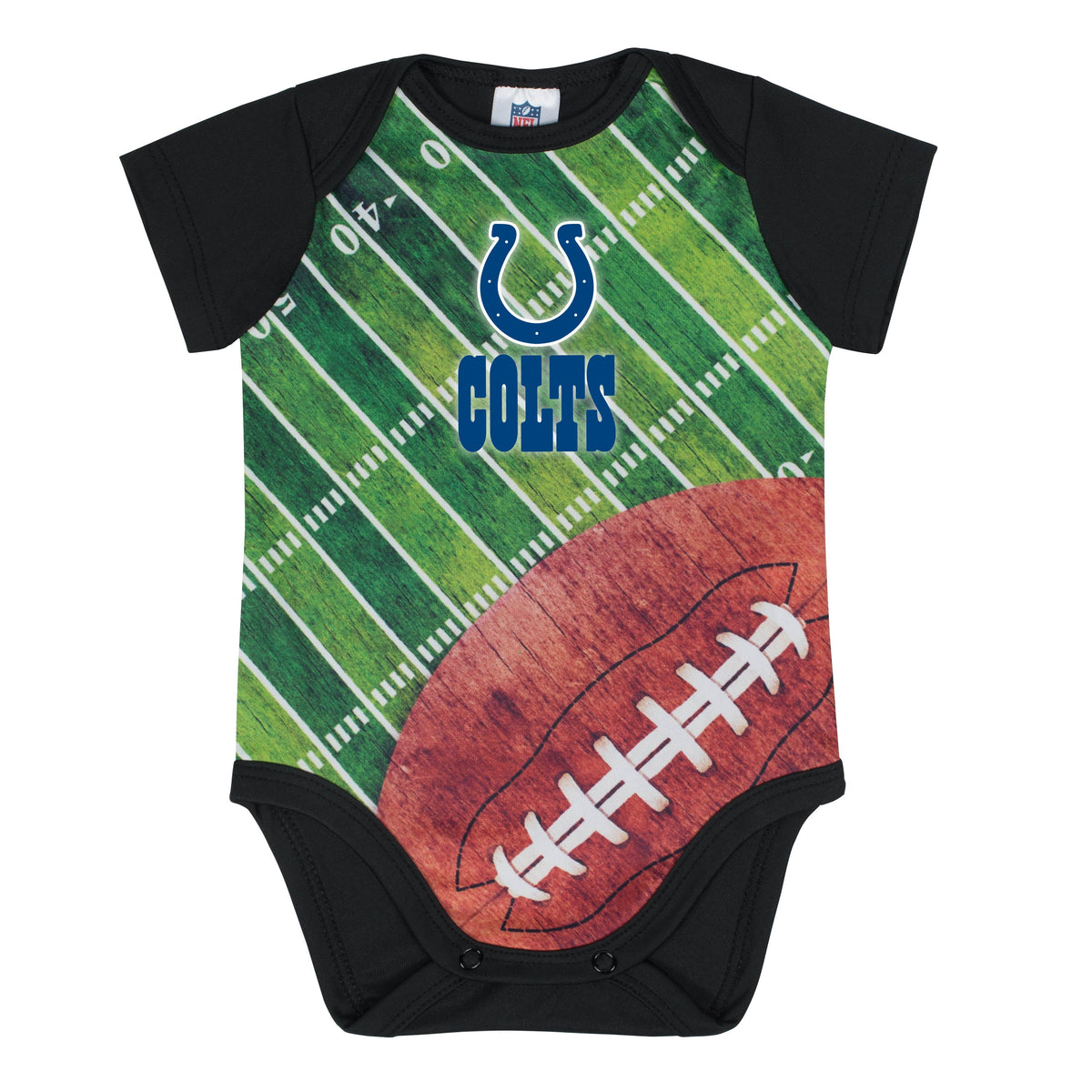 Indianapolis Colts Toddler Boys Short Sleeve Bodysuit