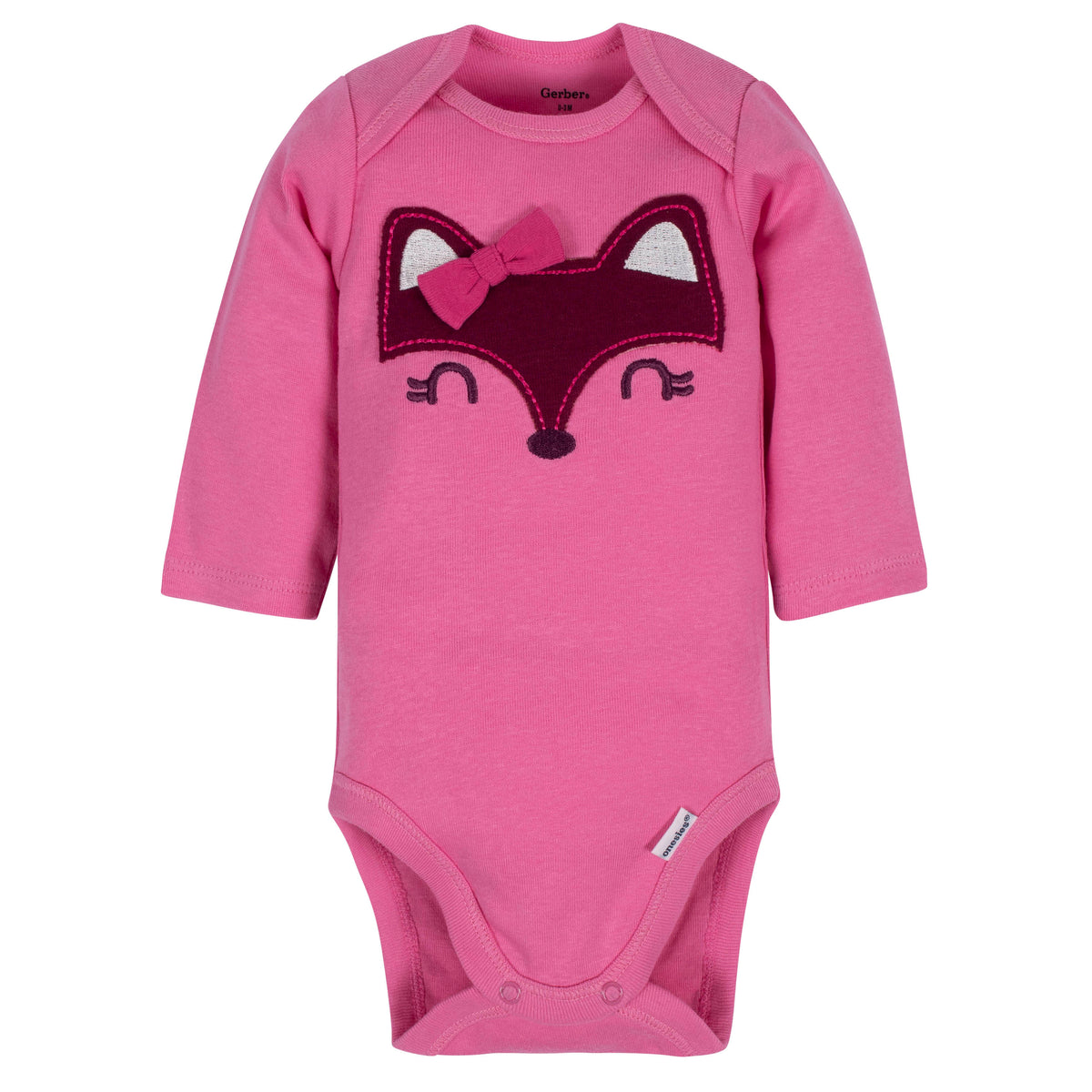 3-Piece Baby Girls Fox Bodysuit, Pant, & Cap Set, view 2
