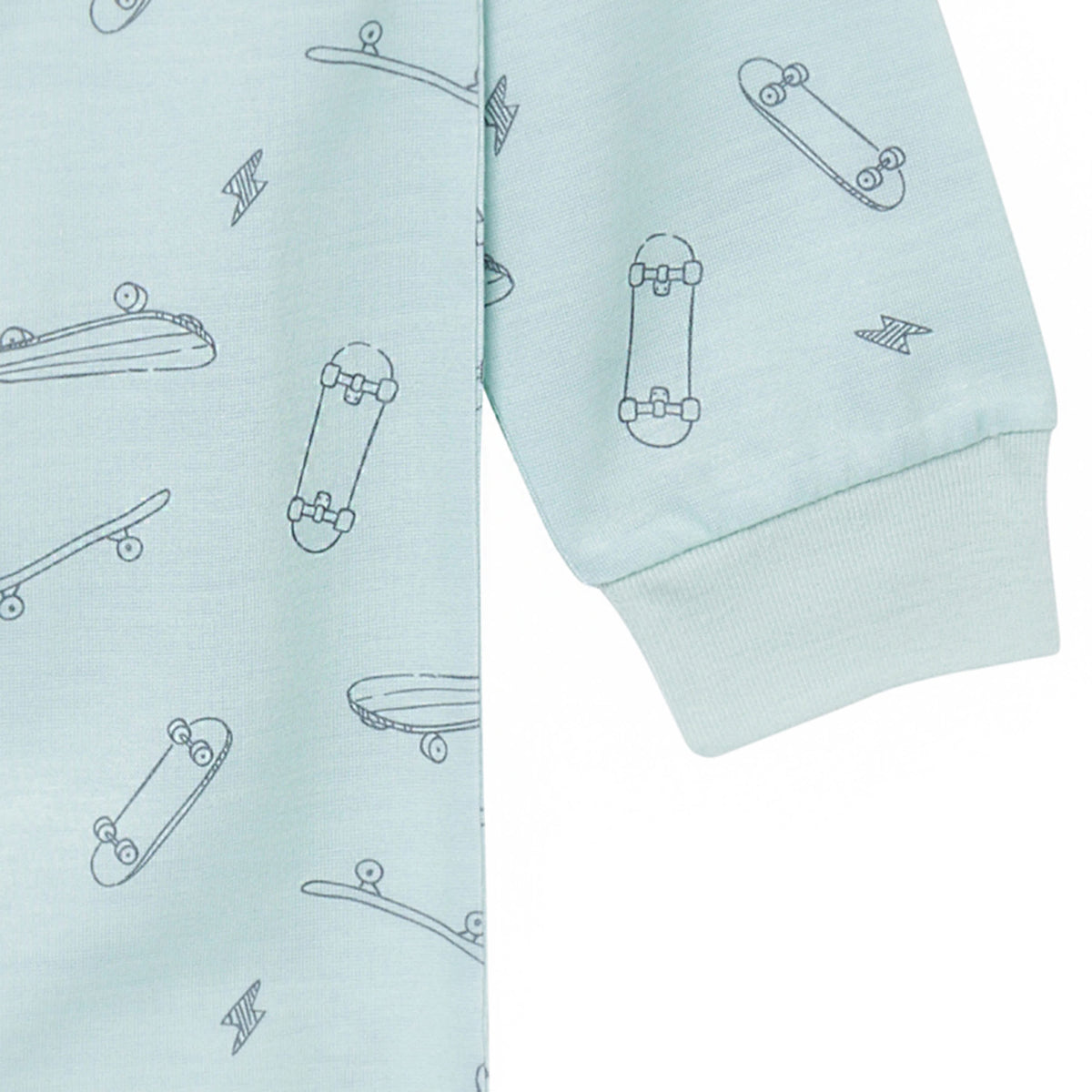 3-Pack Infant & Toddler Boys Skate Footless Pajamas, view 4