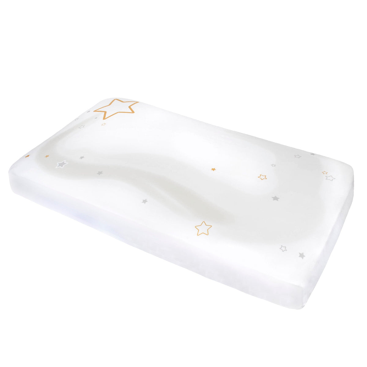 Baby Neutral Sparkle Star Fitted Crib Sheet