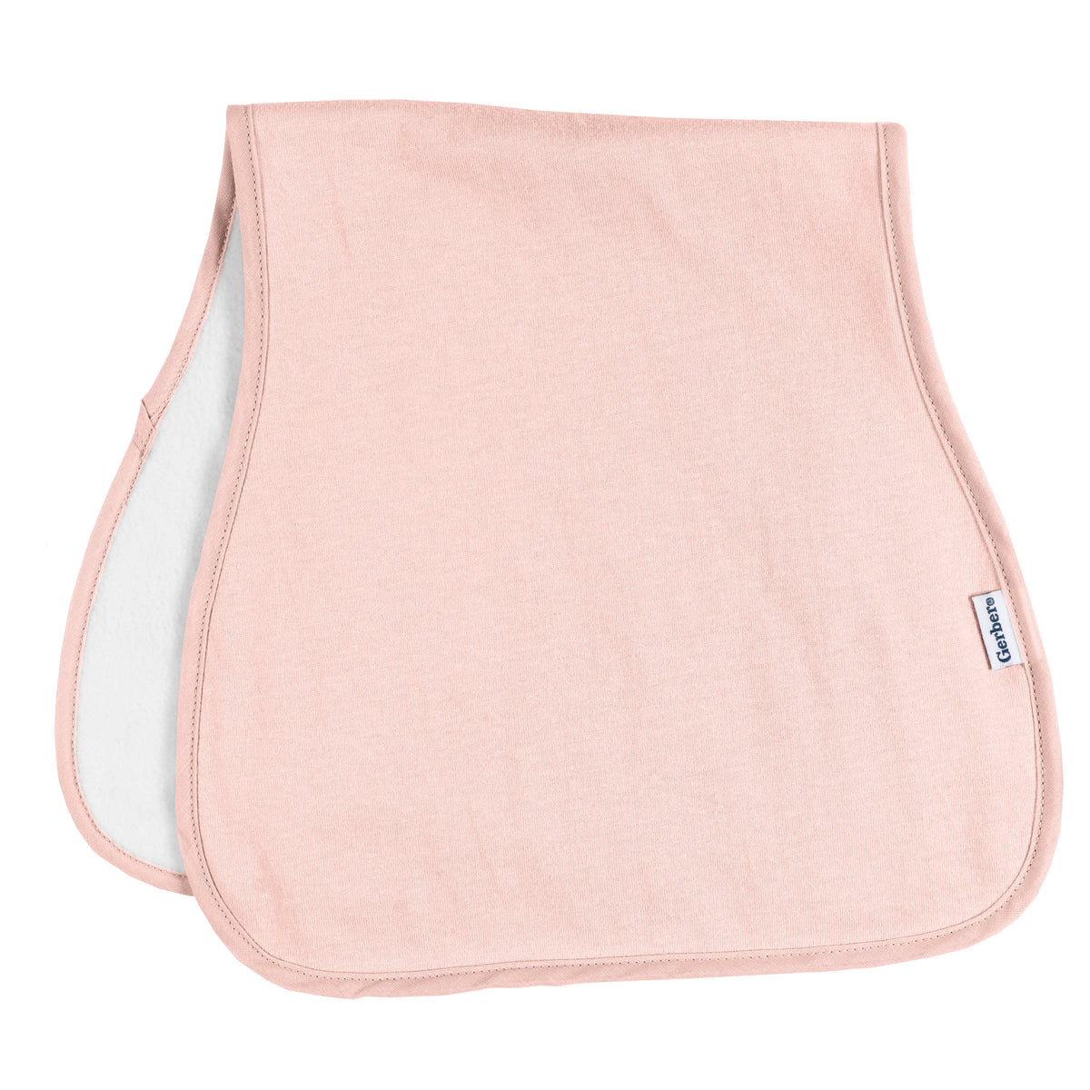 5-Pack Baby Girls Pink Burpcloth, view 7