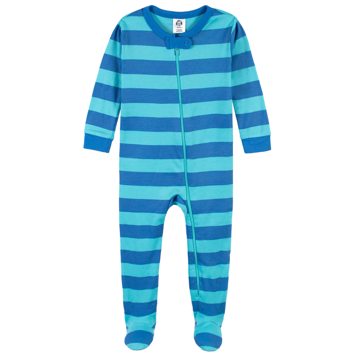 2-Pack Baby & Toddler Boys Shark Zone Snug Fit Footed Cotton Pajamas, view 4