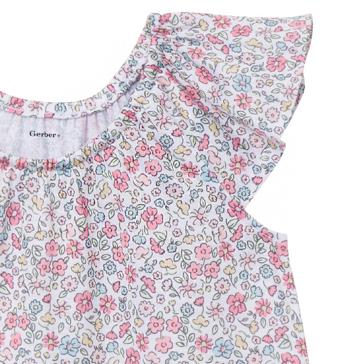 2-Pack Toddler Girls Flamingoes Short Sleeve Nightgowns, view 3