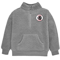 Infant & Toddler Boys Falcons 1/4 Zip Sherpa Top