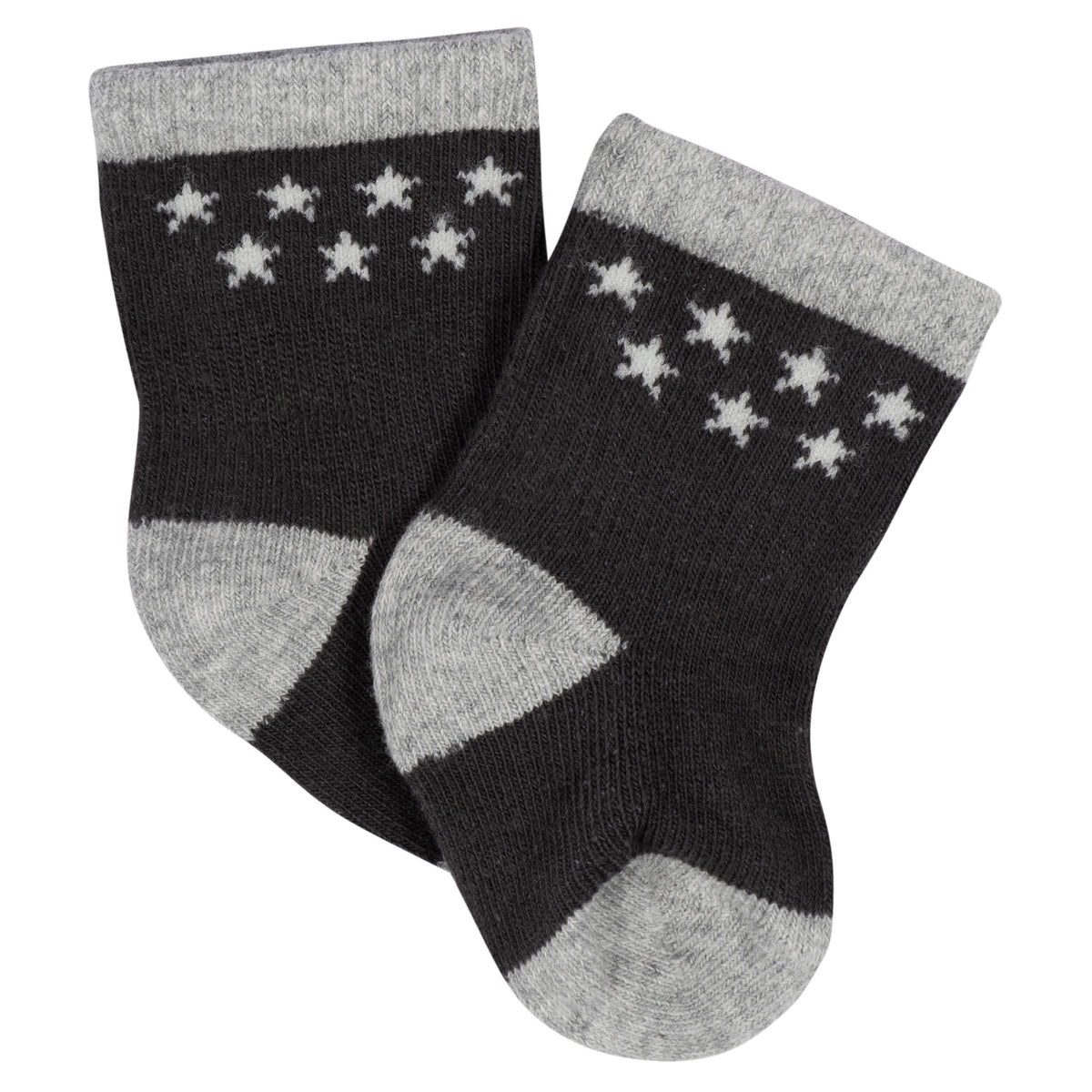 8-Pack Baby Boys Space Explorer Jersey Wiggle Proof Socks, view 8