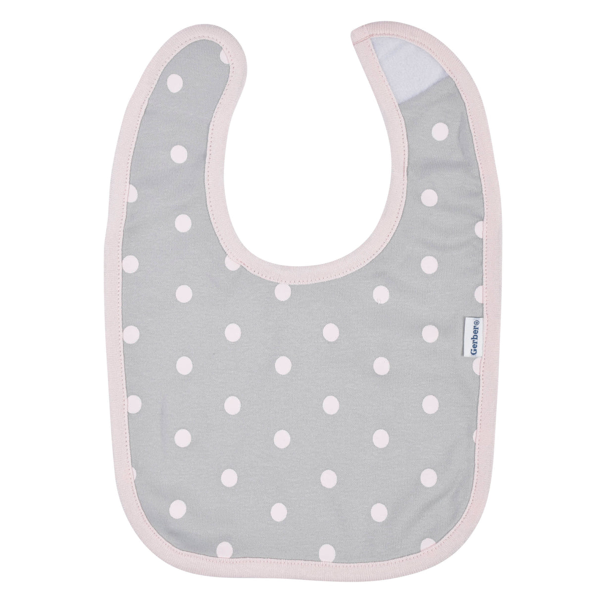 3-Piece Baby Girls Floral Bibs & Burp Set, view 6