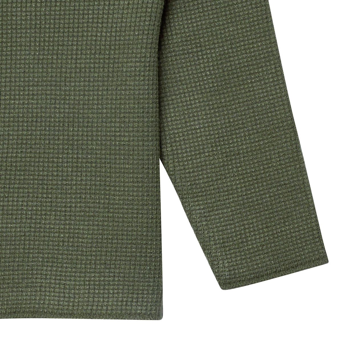 Infant & Toddler Boys Green Henley Sweater, view 5