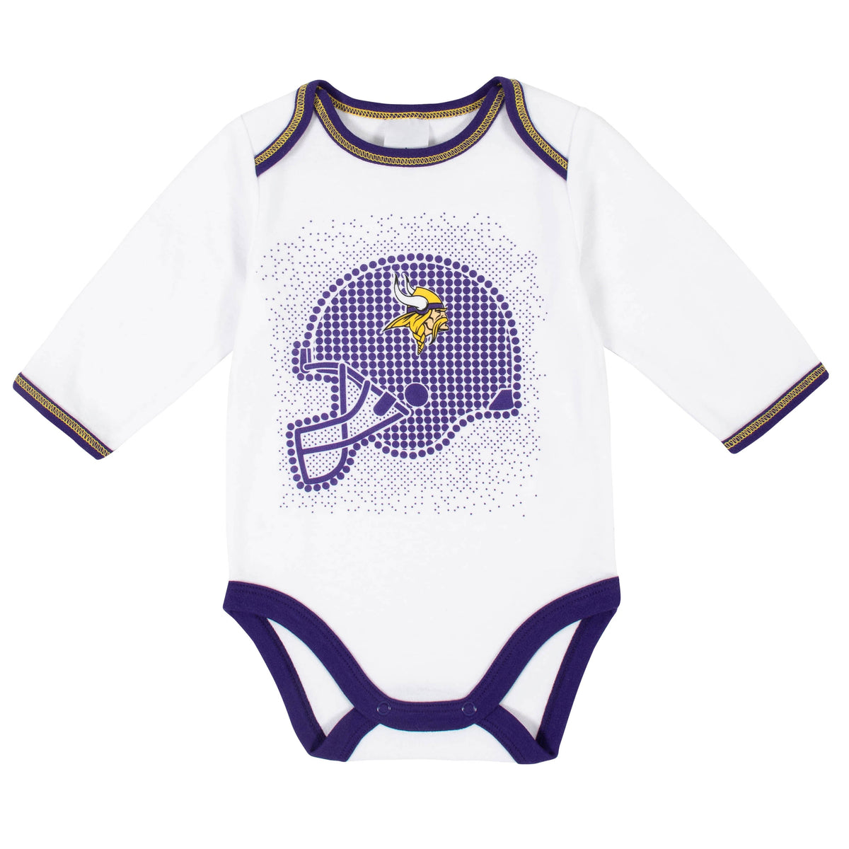 3-Piece Baby Boys Vikings Bodysuit, Pant, and Cap Set, view 2