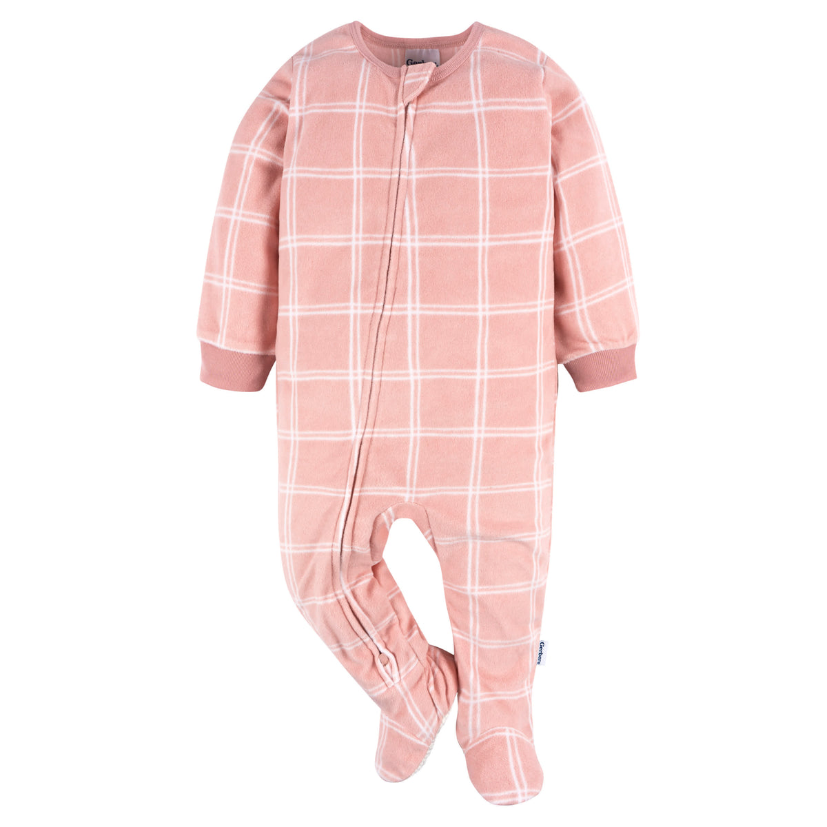 3-Pack Baby & Toddler Girls Pink Floral Fleece Pajamas, view 6