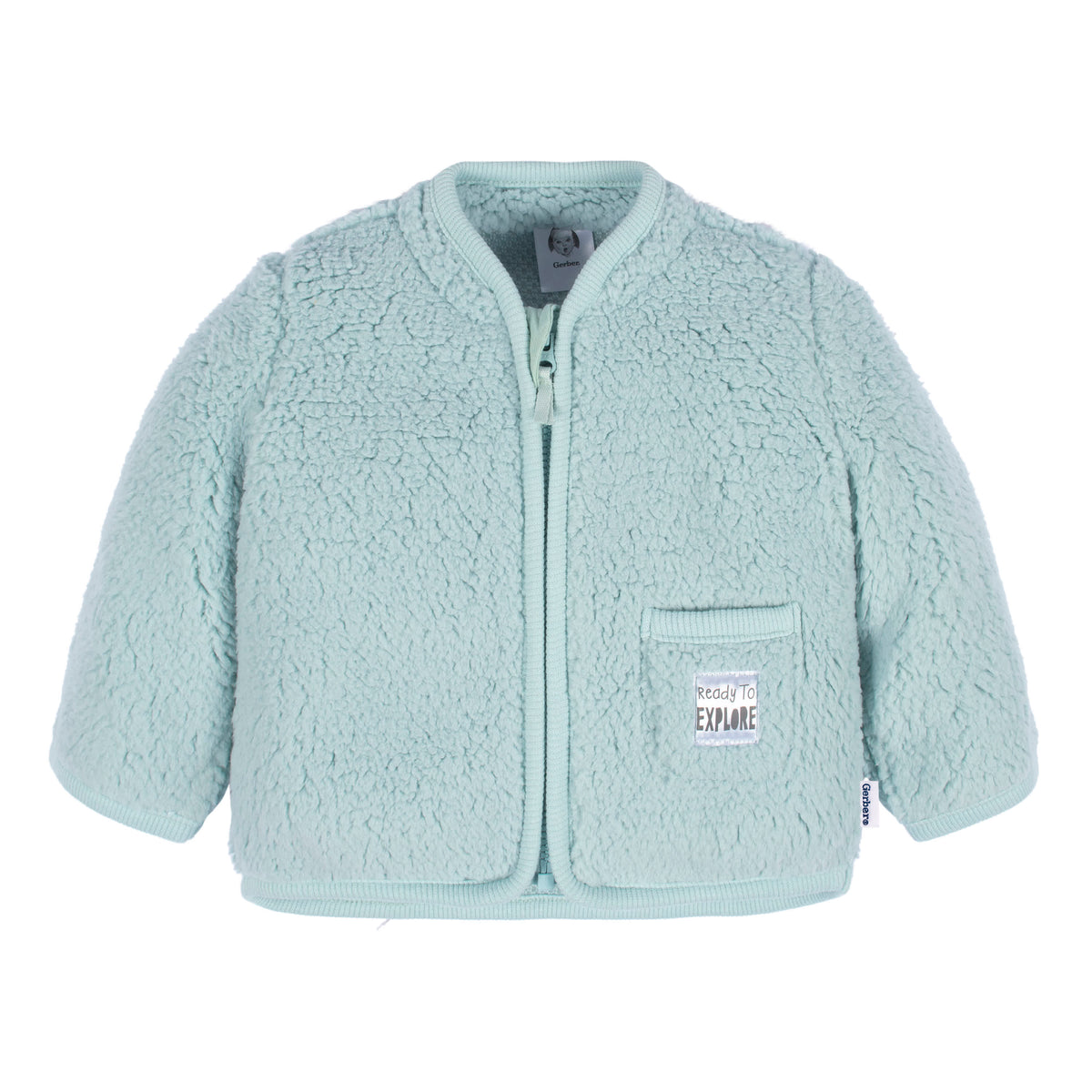 2-Piece Baby & Toddler Boys Explore Sherpa Jacket & Jogger Set, view 5
