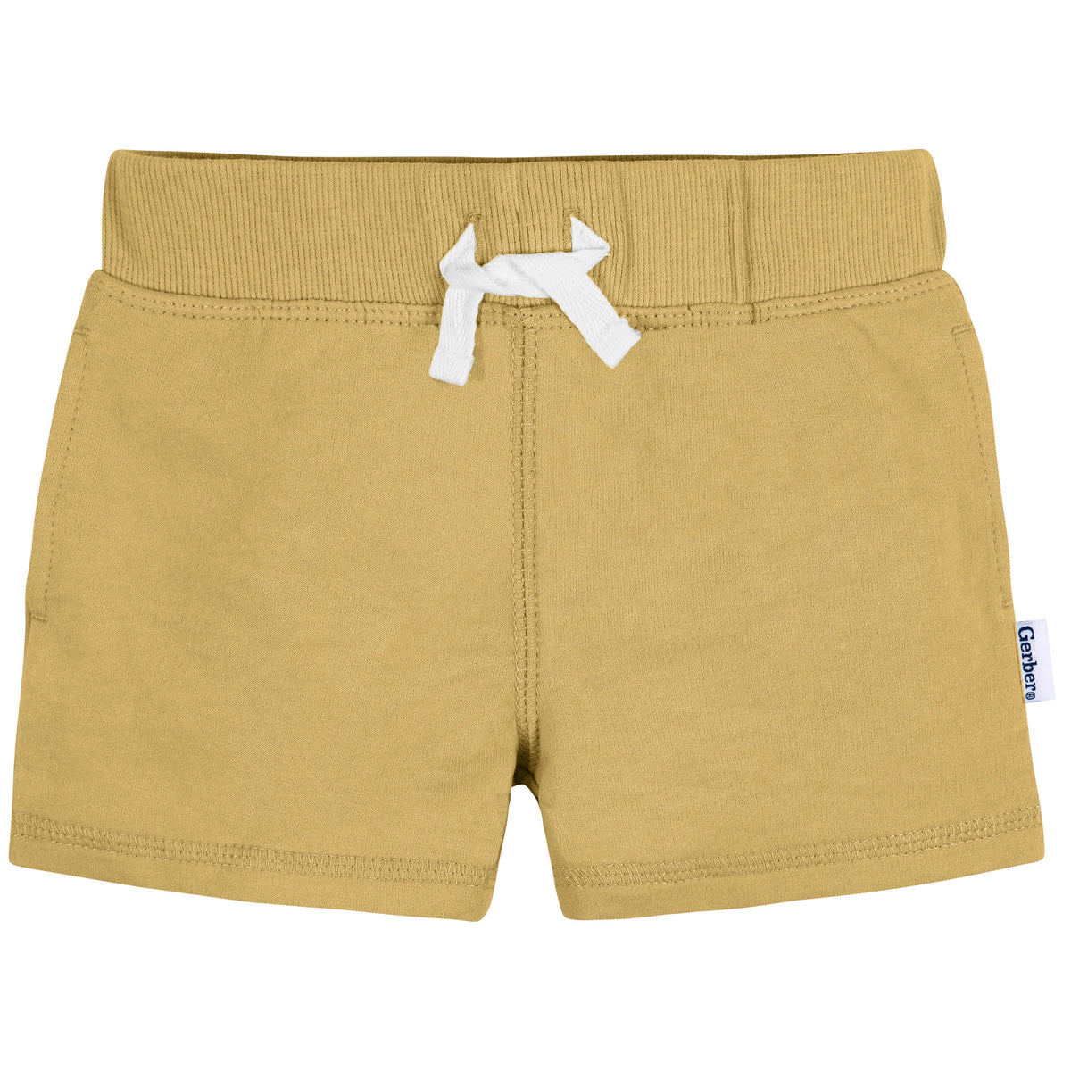 3-Pack Baby & Toddler Boys Green/Blue/Tan Knit Short, view 2