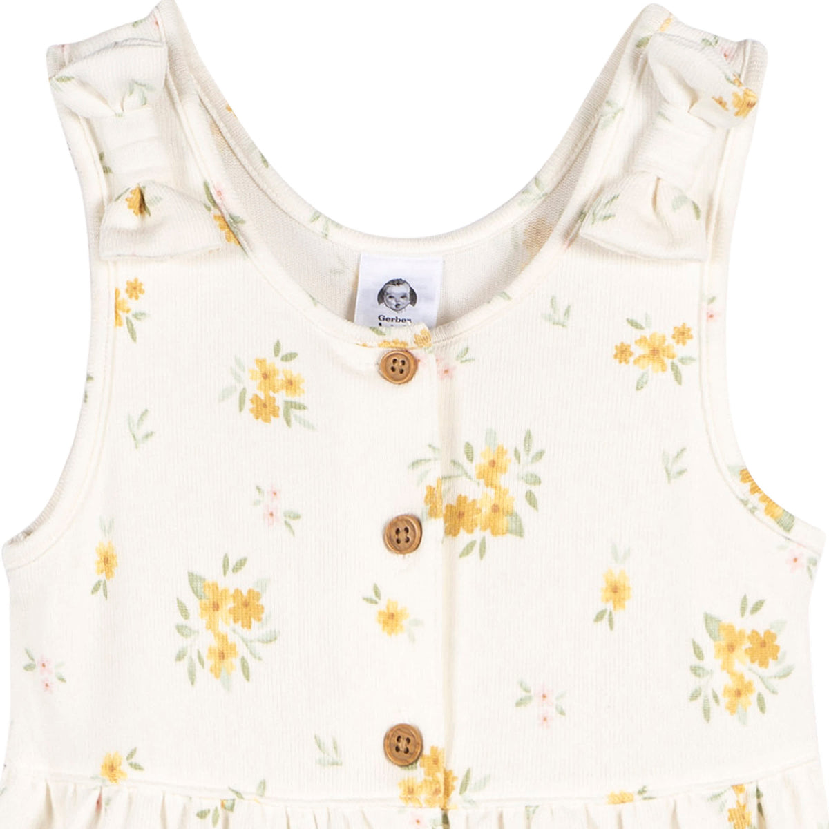 Toddler Girls Bouquets Hacci Romper, view 5