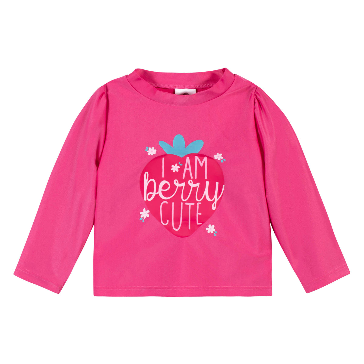 2-Piece Baby & Toddler Girls Summer Blossom Rash Guard & Swim Bottoms Set, view 4
