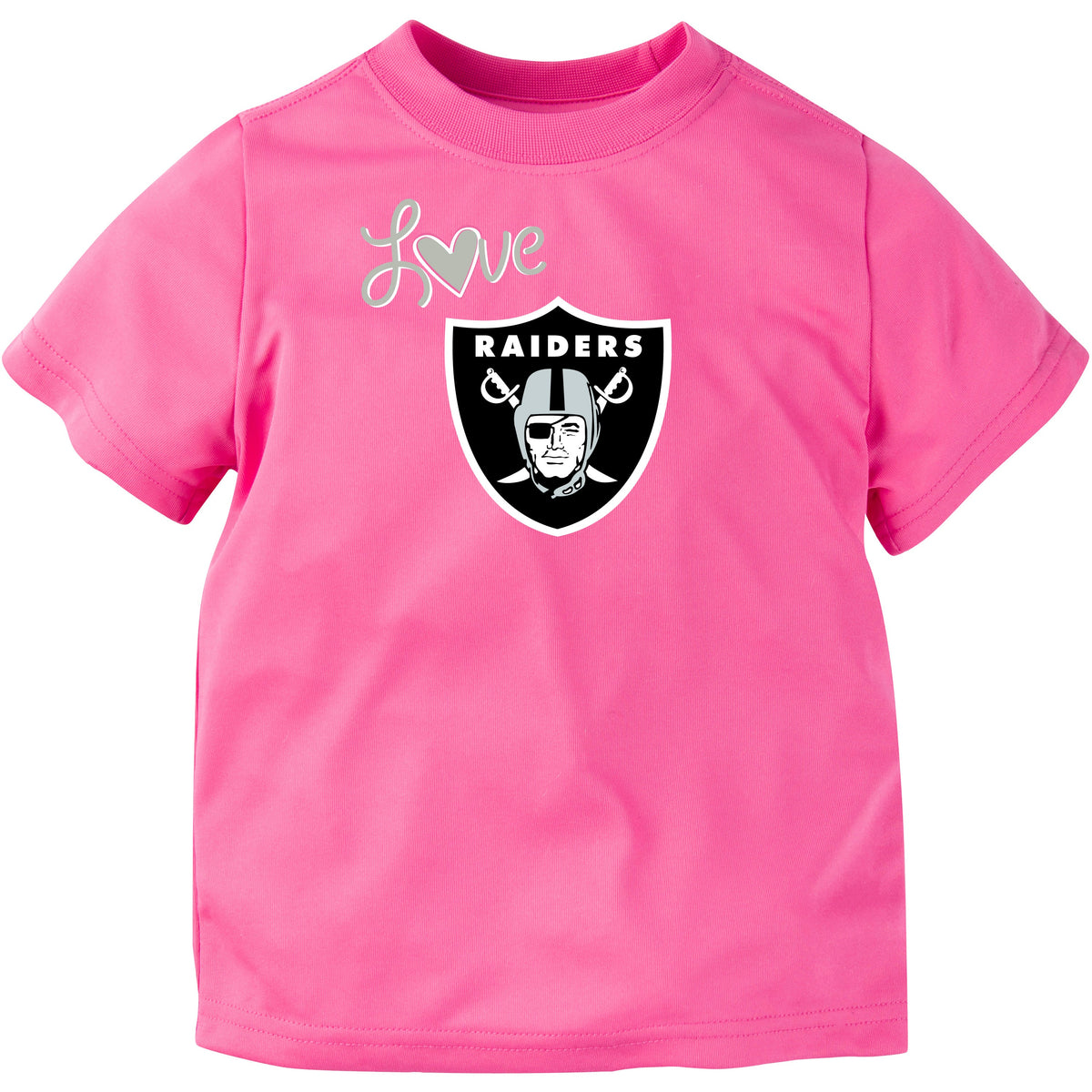 NFL Toddler Girls Raiders Short Sleeve Tee