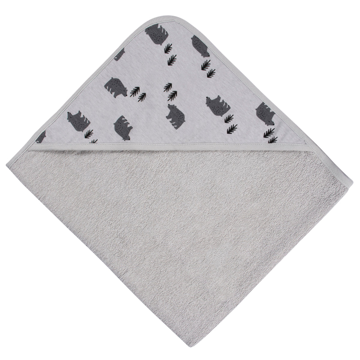 2-Pack Baby Boys Bear Hooded Towel, view 3