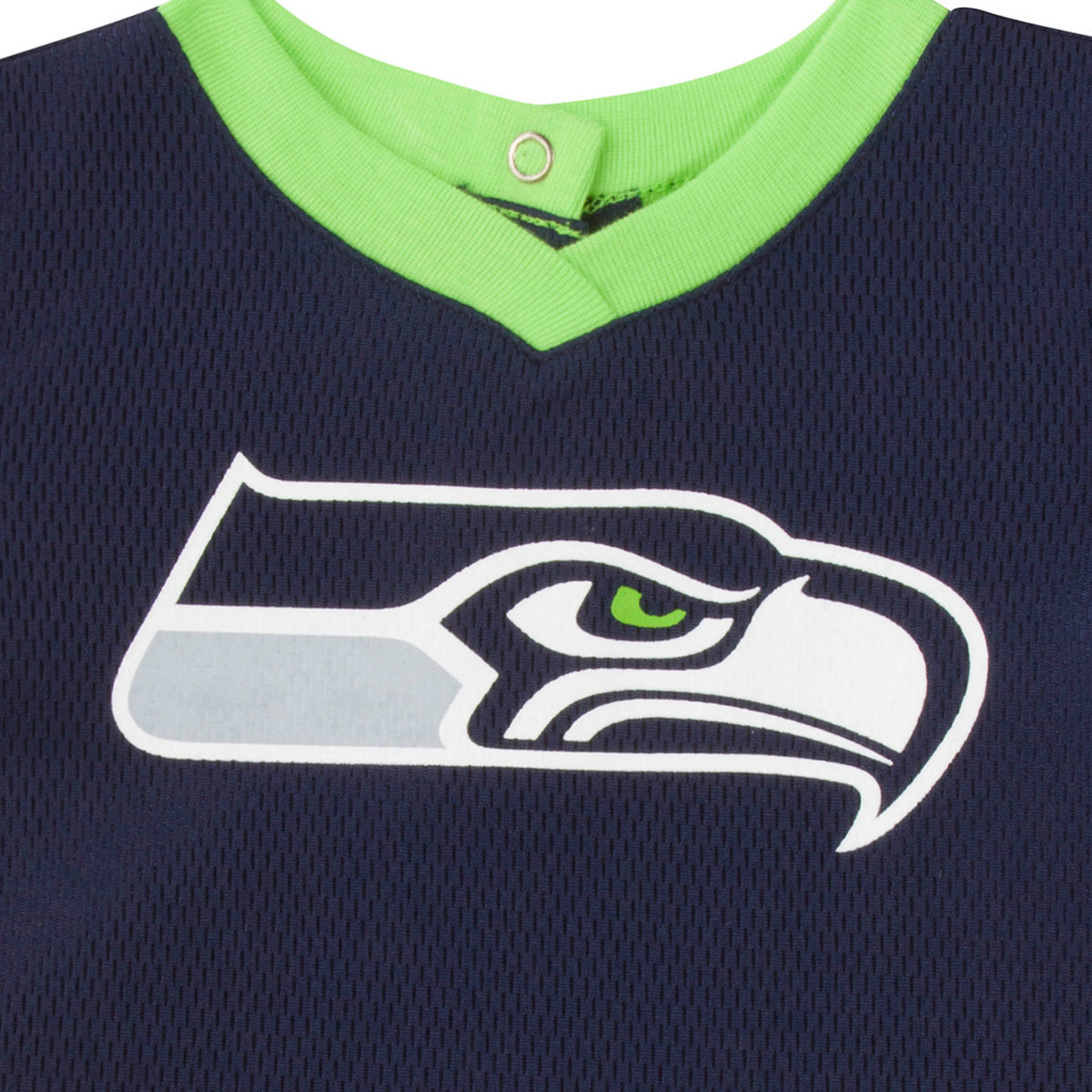 2-Piece Seattle Seahawks Dress and Diaper Cover Set, view 2