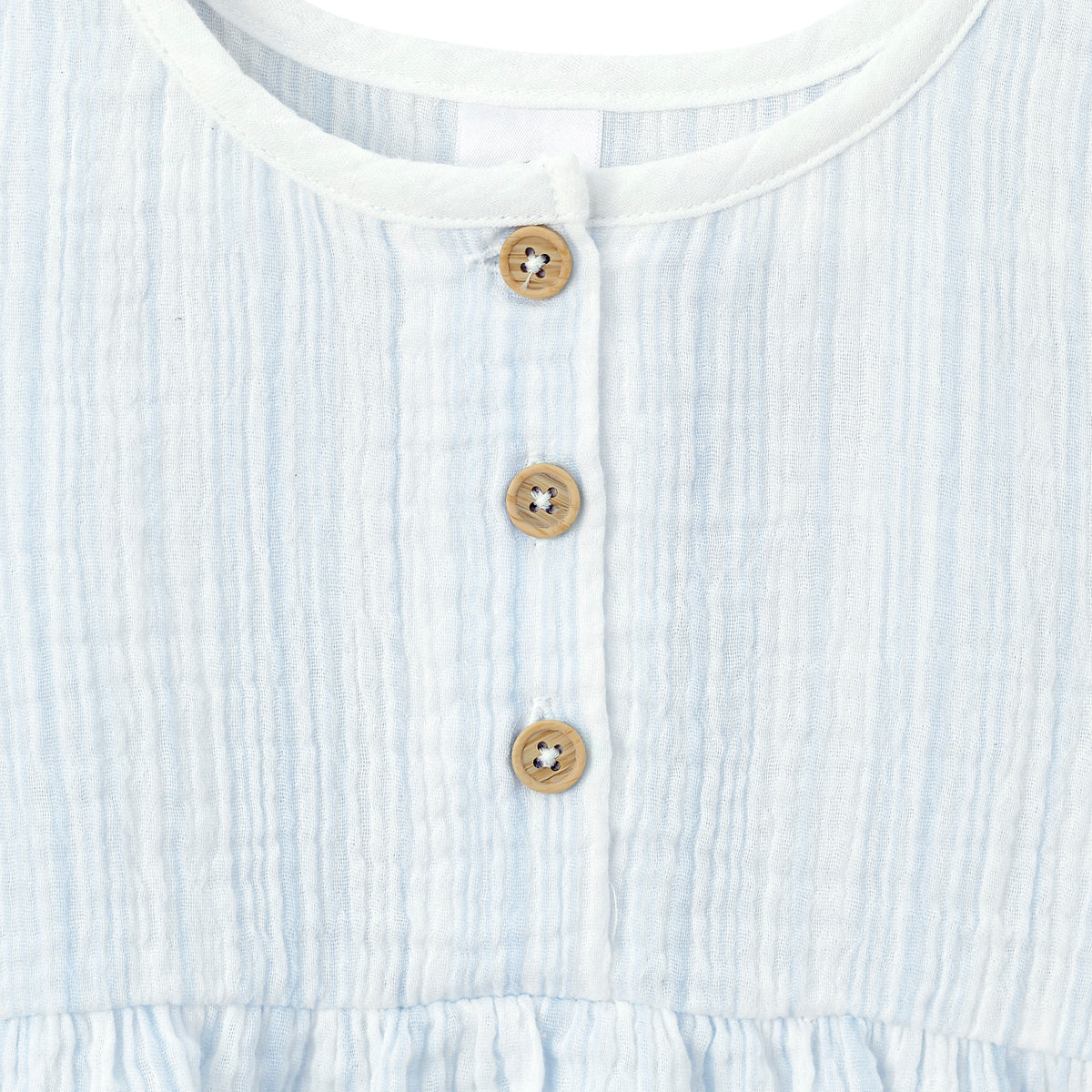 Infant & Toddler Girls Stripes Gauze Dress, view 2
