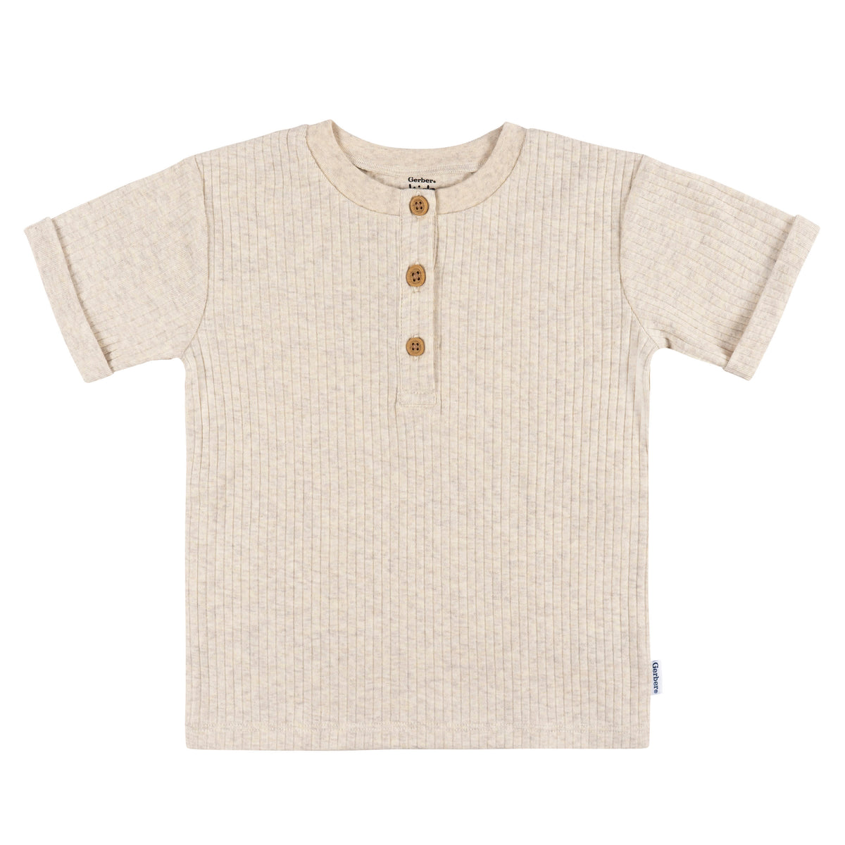 3-Pack Infant and Toddler Boys Sun Henley T-Shirts, view 4