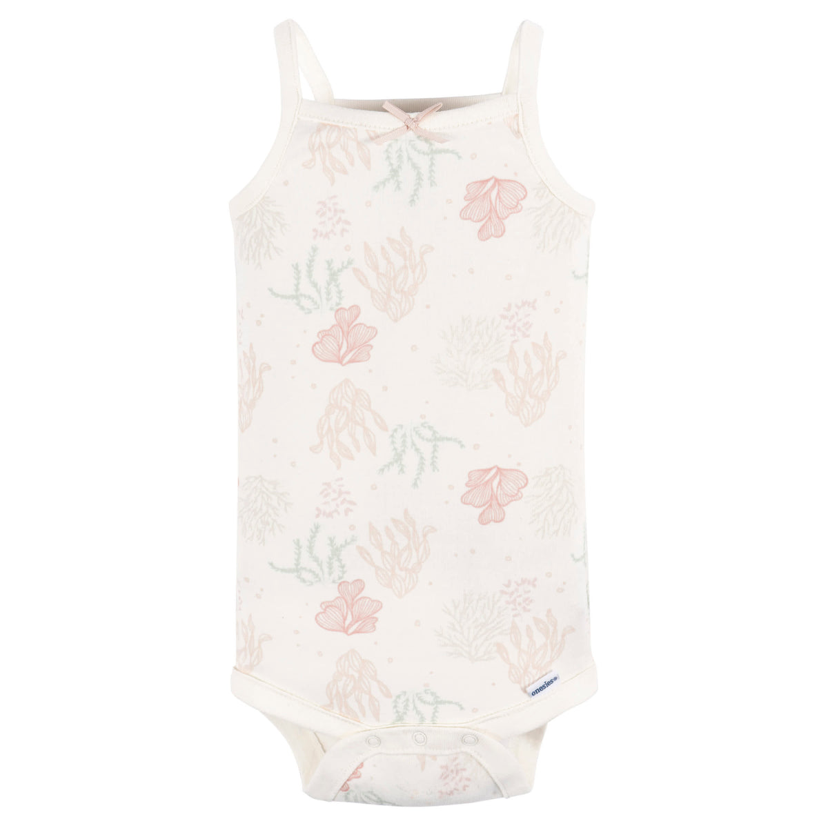 4-Pack Baby Girls Starfish Onesies Bodysuits, view 4