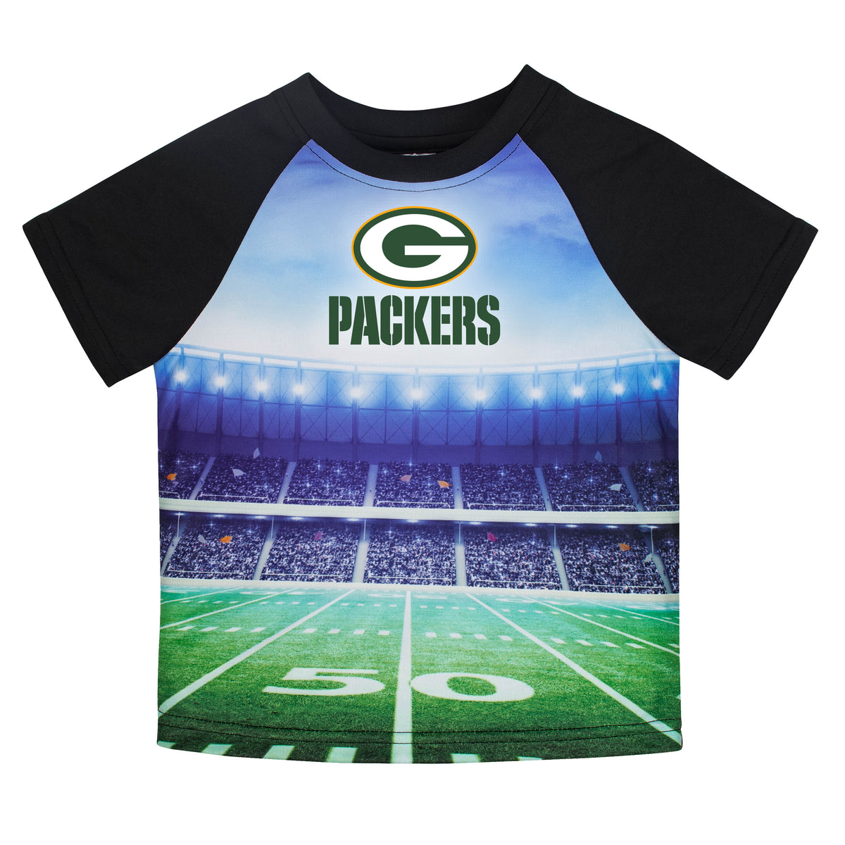Green Bay Packers Toddler Boys Short Sleeve Tee Shirt