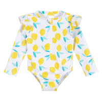 Baby & Toddler Girls Lemon Squeeze Rash Guard