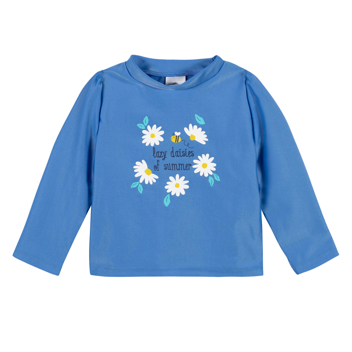 2-Piece Baby & Toddler Girls Darling Daisy Rash Guard & Swim Bottoms Set, view 4
