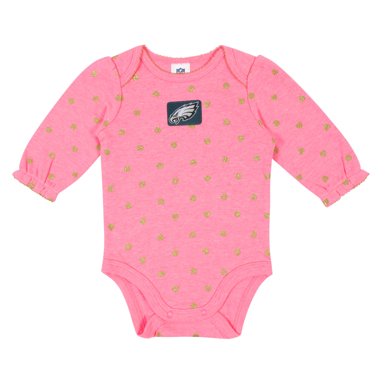 2-Pack Philadelphia Eagles Long Sleeve Bodysuits, view 2