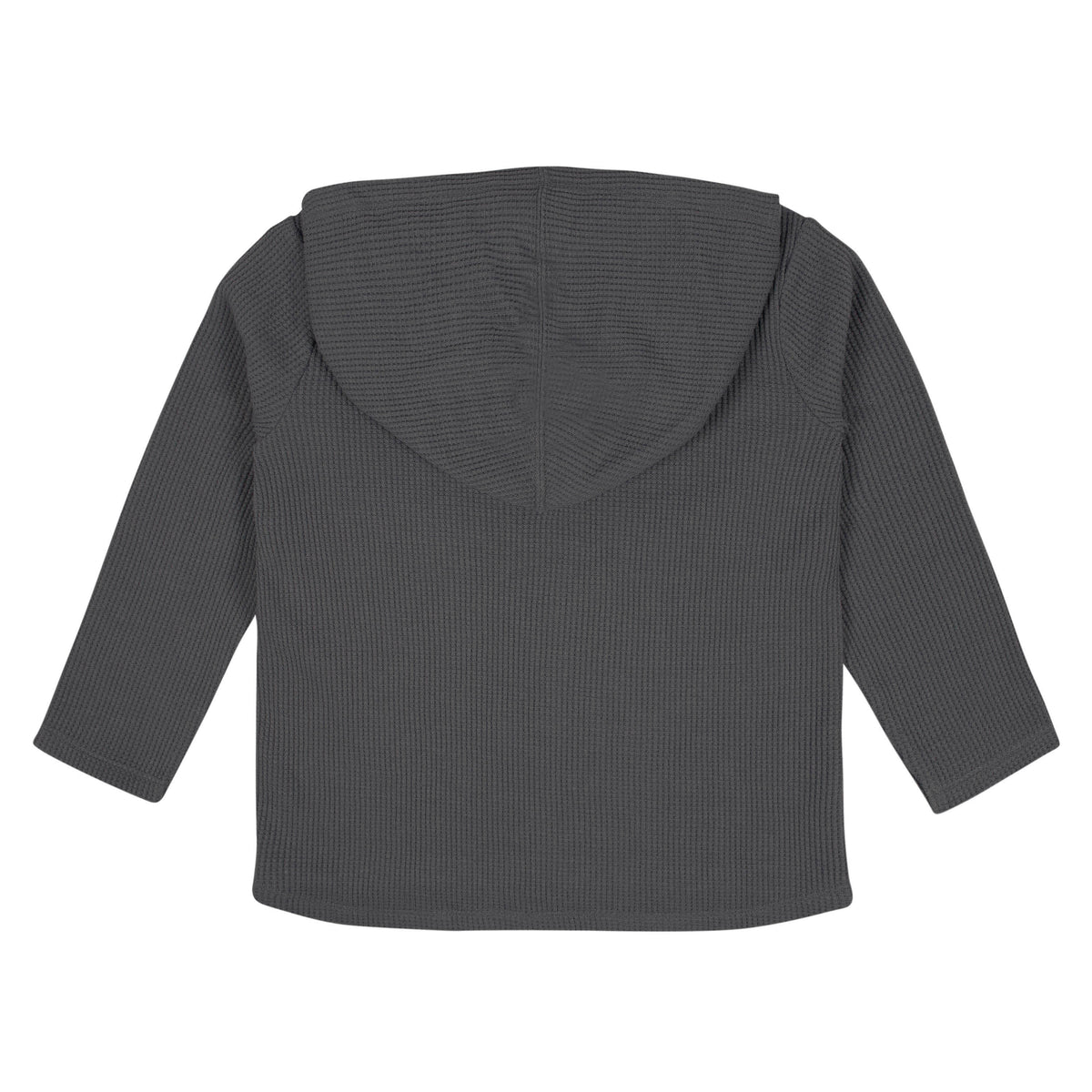 2-Piece Infant & Toddler Boys Charcoal Waffle Hoodie & Jogger Set, view 3
