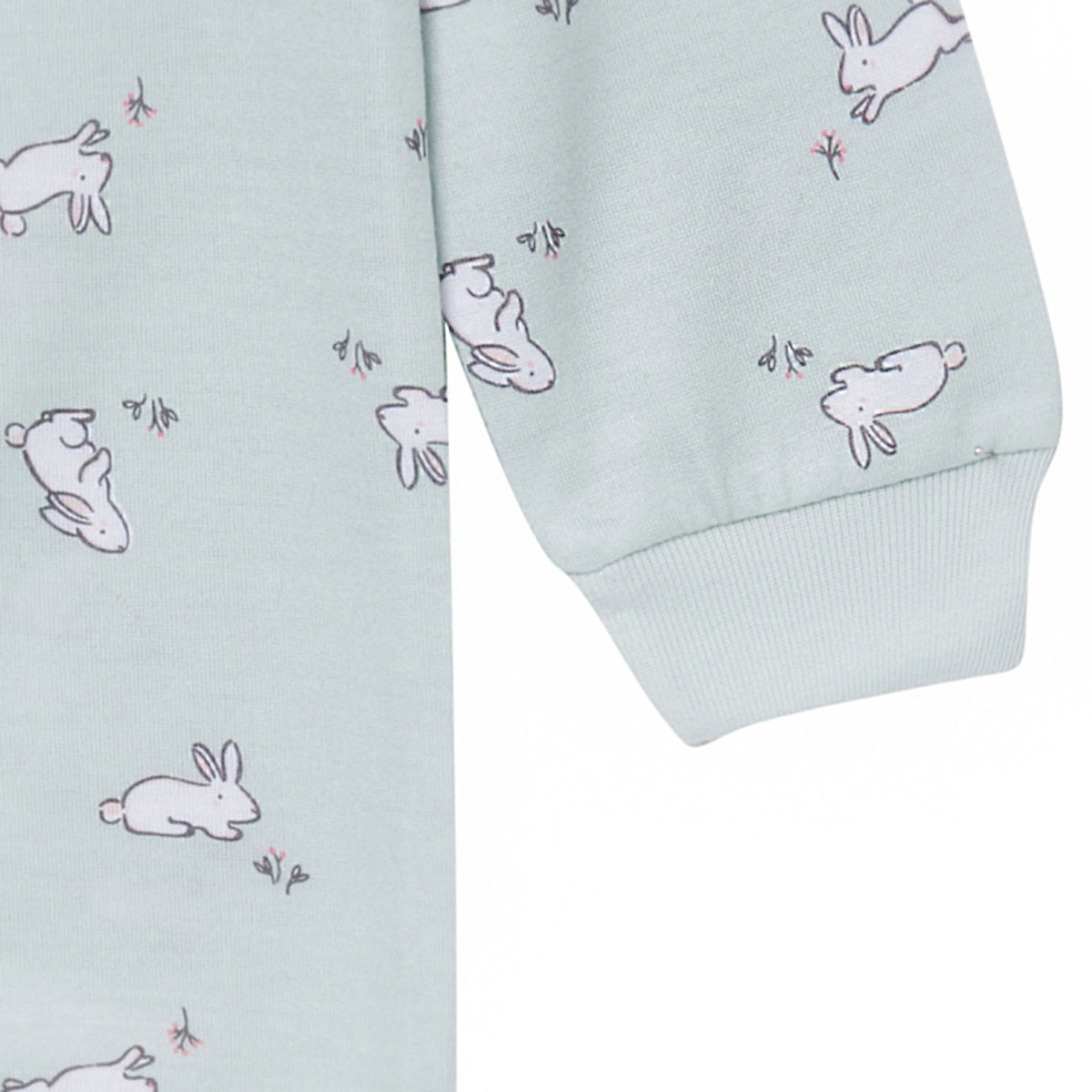 3-Pack Infant & Toddler Girls Bunnies Footless Pajamas, view 12
