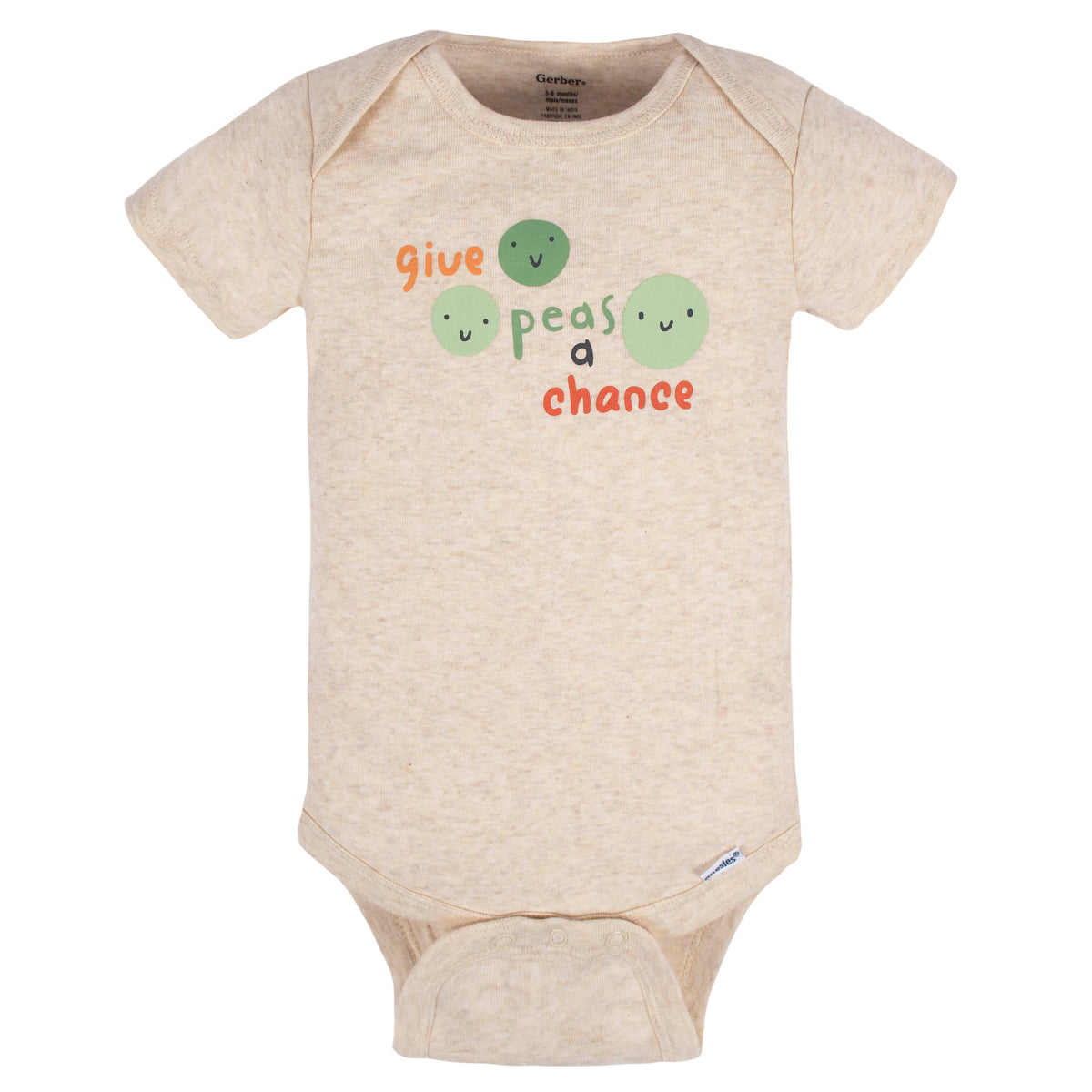 8-Pack Baby Neutral Happy Veggies Onesies Bodysuits, view 10