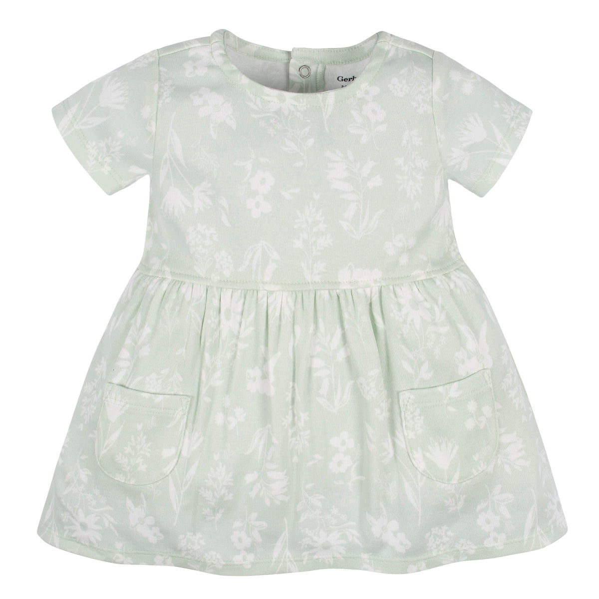 Baby Girls Wildflower Short Sleeve Pocket Dress