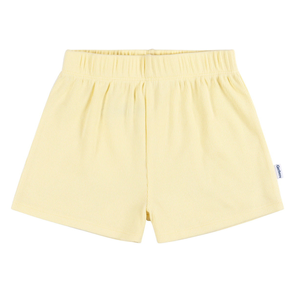 2-Piece Infant and Toddler Girls Yellow Tank Top & Shorts Set, view 4