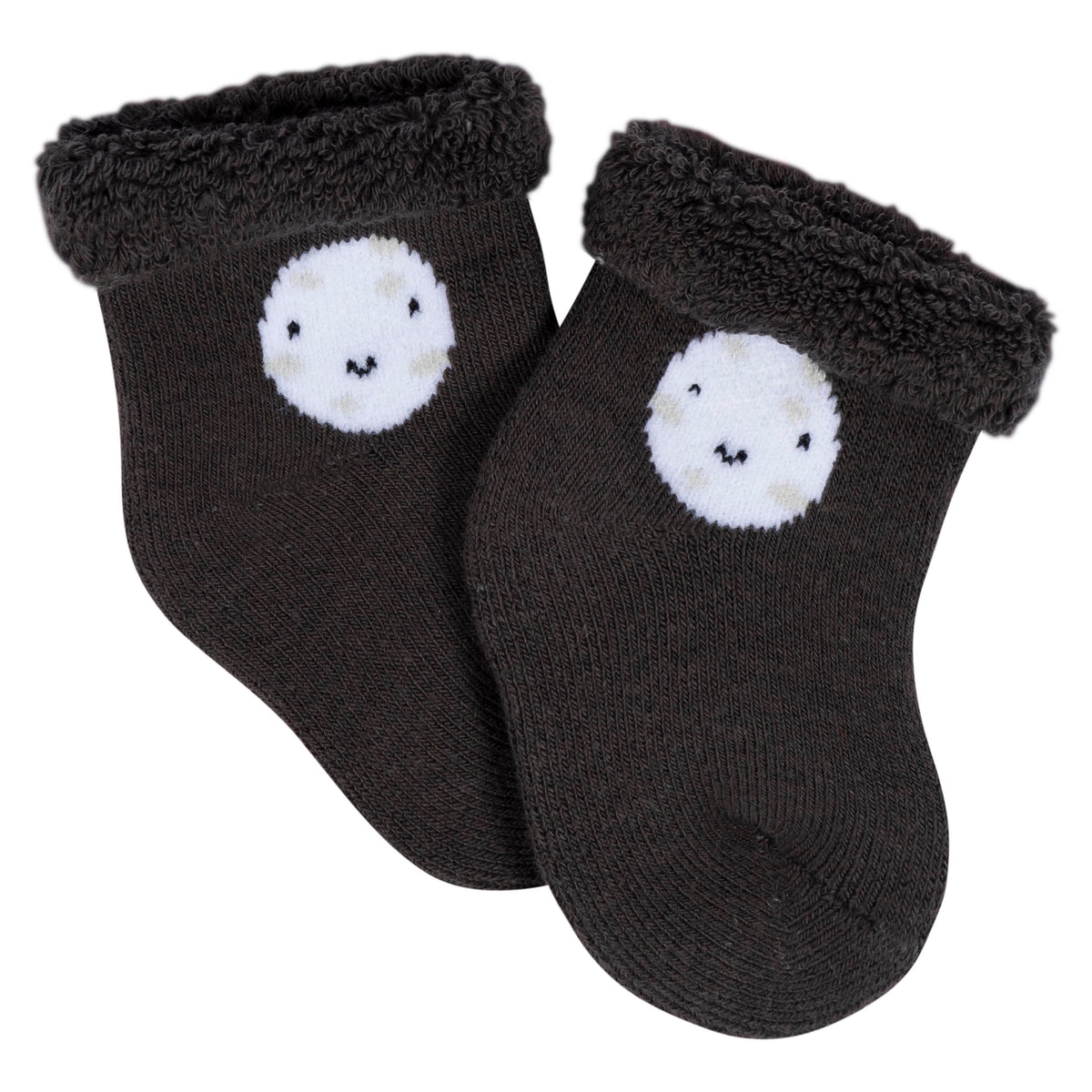 12-Pack Baby Boys Space Explorer Terry Wiggle Proof Socks, view 2