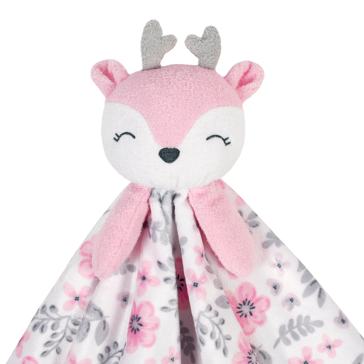Just Born Baby Girls Deer Xl Security Blanket, view 2