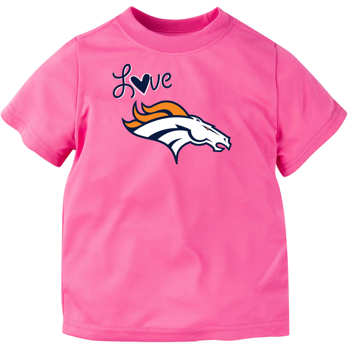 NFL Toddler Girls Broncos Short Sleeve Tee
