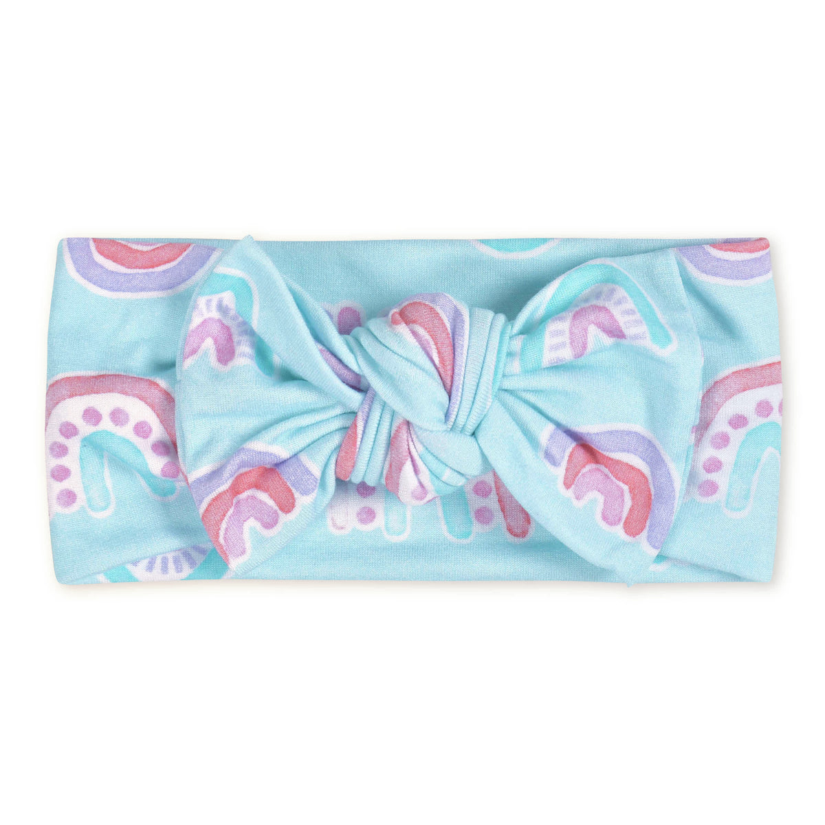 Girls Rainbow Sky Buttery Soft Viscose Made from Eucalyptus Headband, view 2