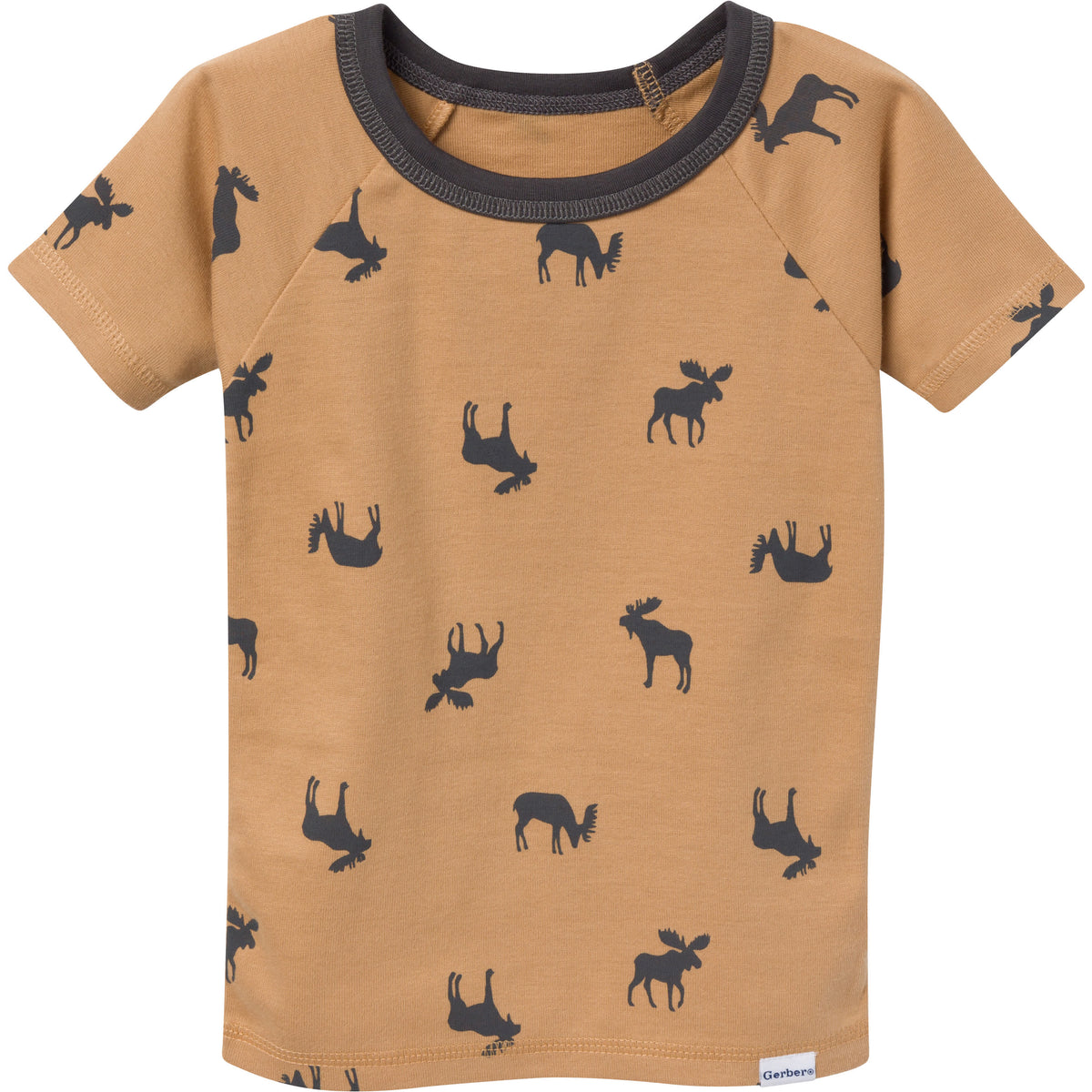 4-Piece Infant & Toddler Boys Moose Pajamas Set, view 4