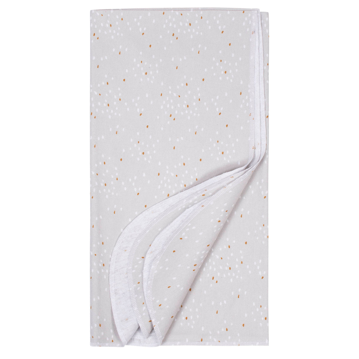 4-Pack Baby Neutral Lamb Flannel Blankets, view 2