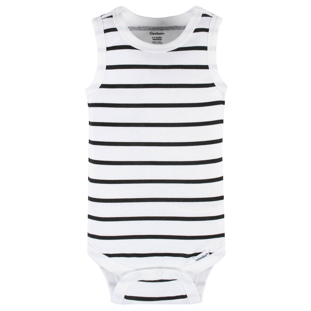 4-Pack Baby Boys Wild At Heart Tank Onesies Bodysuits, view 6