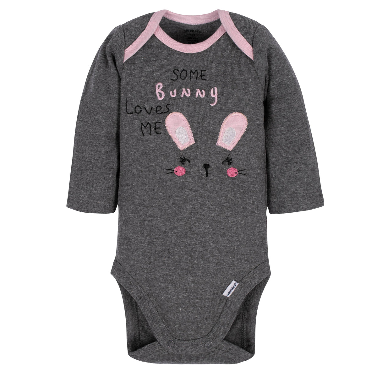3-Piece Baby Girls Bunny Bodysuit, Pant, & Cap Set, view 2