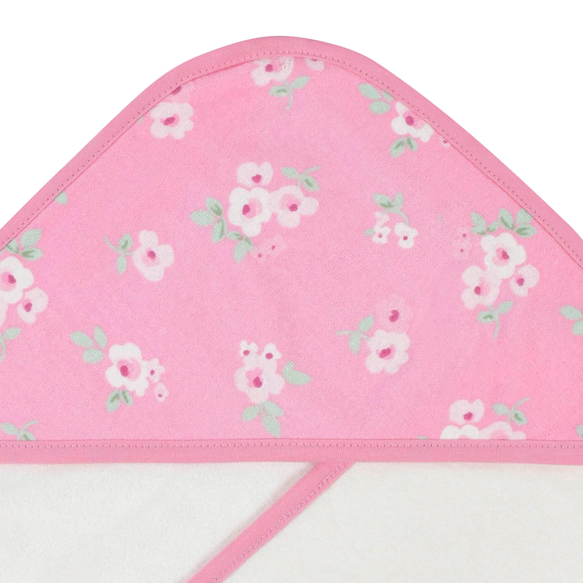 2-Pack Baby Girls Floral Hooded Towels, view 5