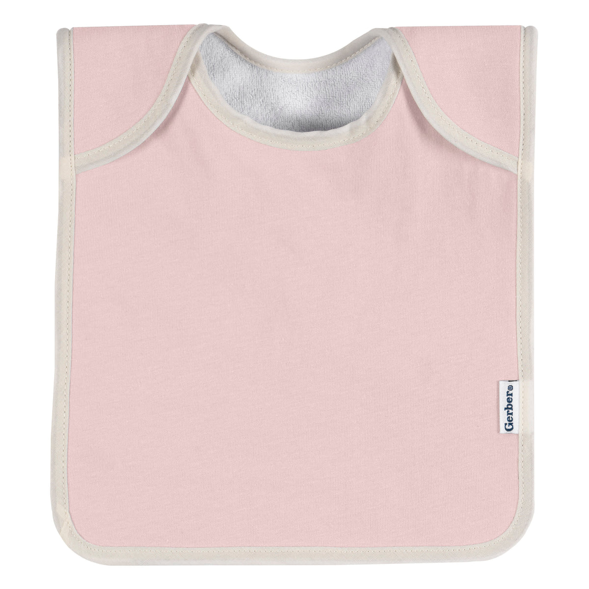 8-Pack Baby Girls Multi Pink Lap Shoulder Bibs, view 8